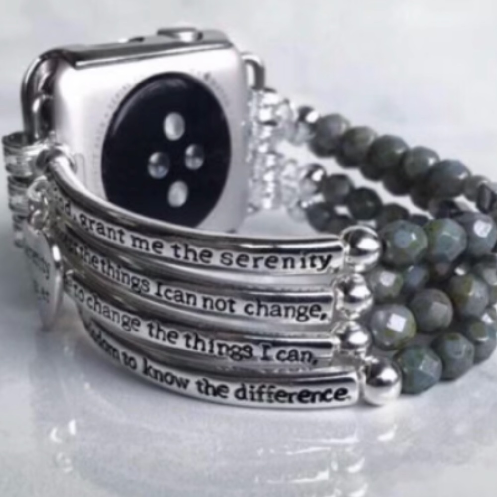 Apple Watch Band - Serenity Prayer Custom Watch Band Apple Watch